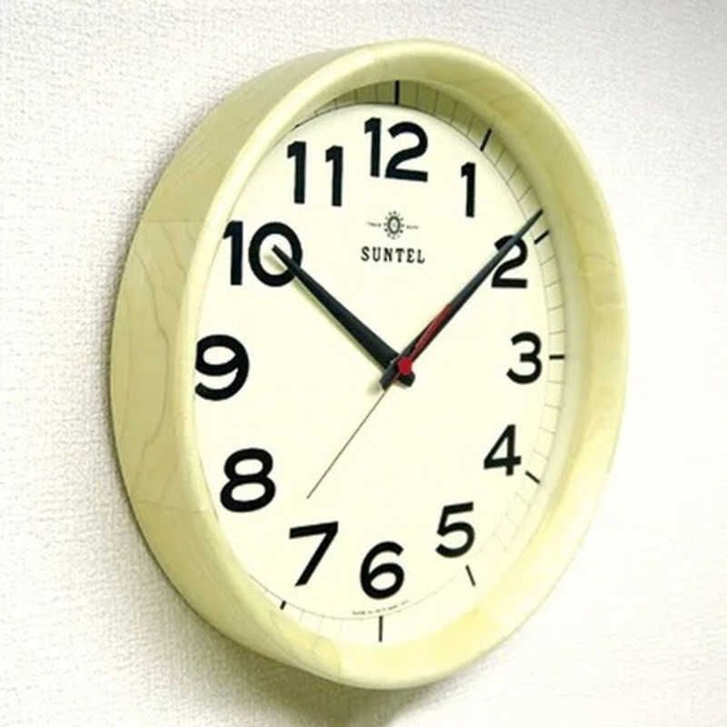 インテック シンプル掛け時計 ナチュラル QL699_NA