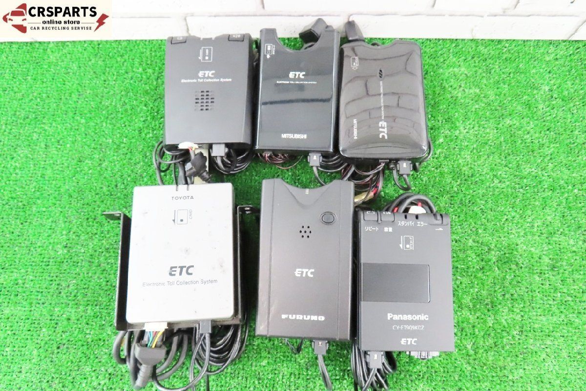 ETC 軽自動車 メーカー色々 6個セット 音声案内 有 無 アンテナ分離型 |No E585