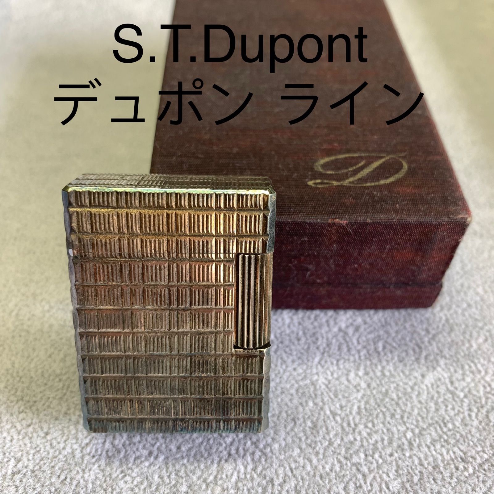 S.T.DUPONTエス・テー・デュポン ライター 格子柄 - メルカリ