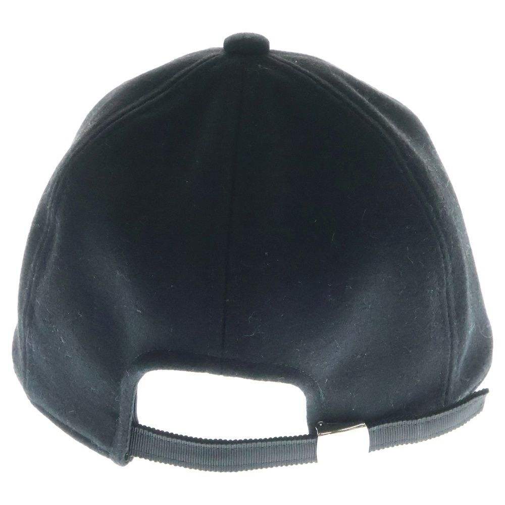 Sacai サカイ ×KAWS MELTON CAP カウズ ロゴ刺繍 メルトンキャップ 帽子 ブラック 21-0289S