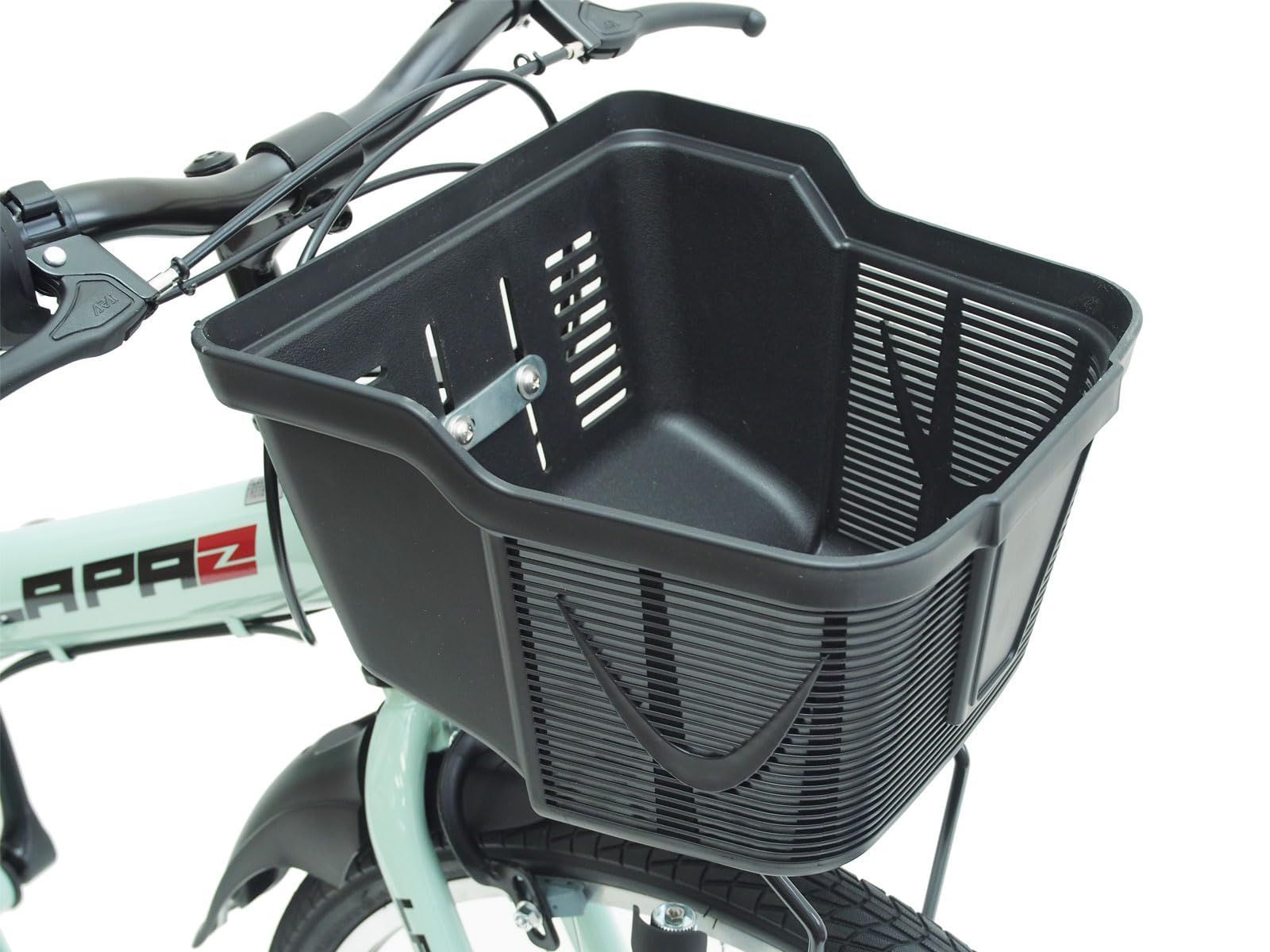 ラパス 24インチ 身長128cm-145cm 子供用自転車 折りたたみ 6段階 変速 トップ Top ロック付き LEDライト BRIGHTFACE_UK