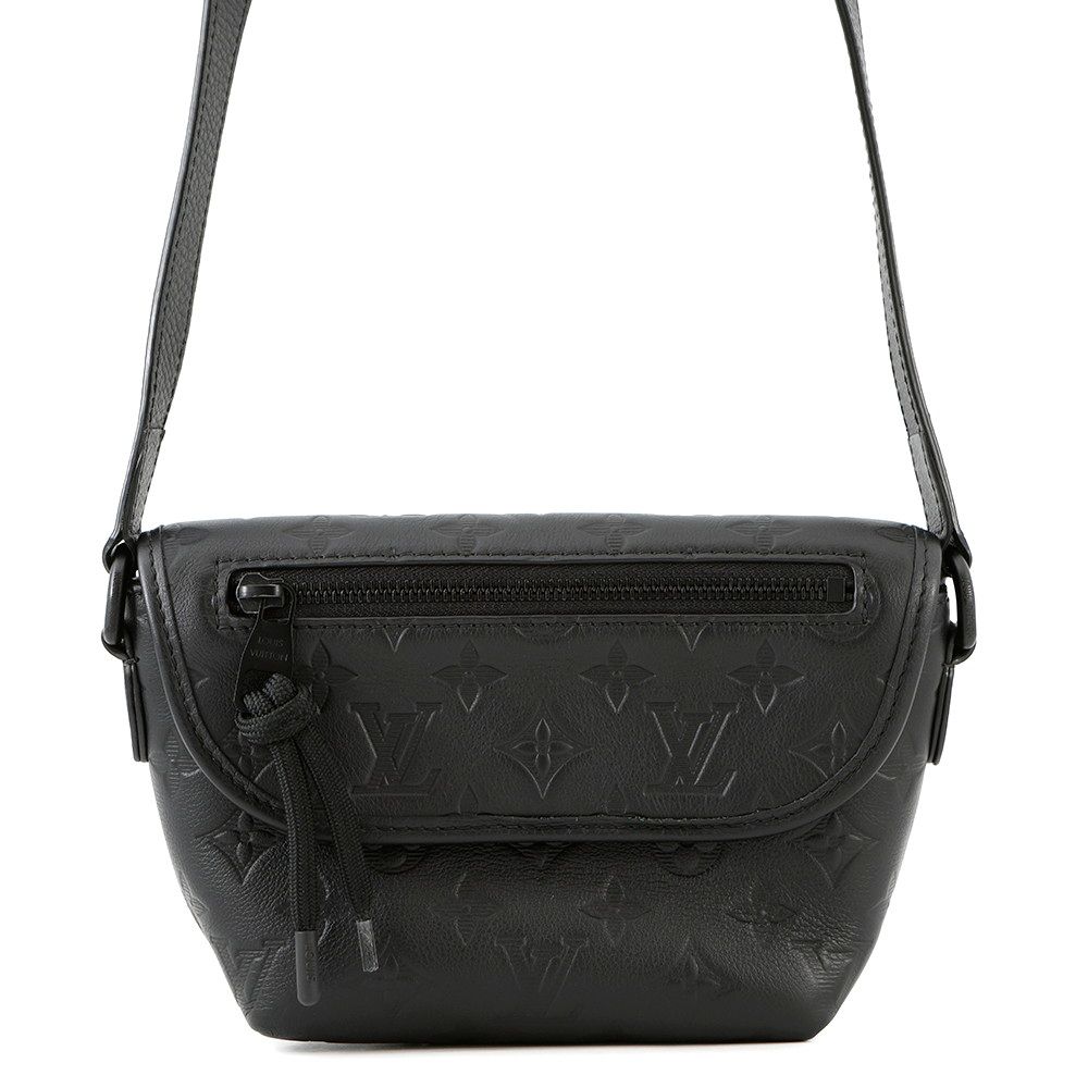 ルイヴィトン ショルダーバッグ モノグラム シャドウ パルス ウェアラブル ウォレット M12636 LOUIS VUITTON 黒 ブラック
