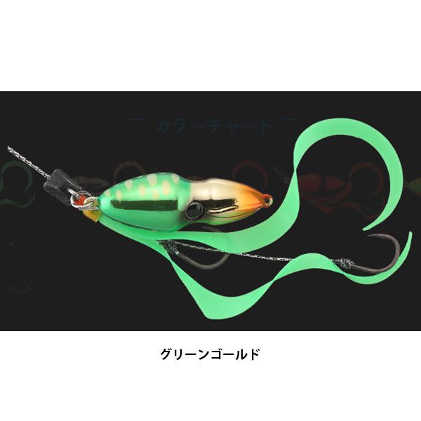 ジャッカル 鉛式ビンビンスイッチ 45g グリーンゴールド - メルカリ
