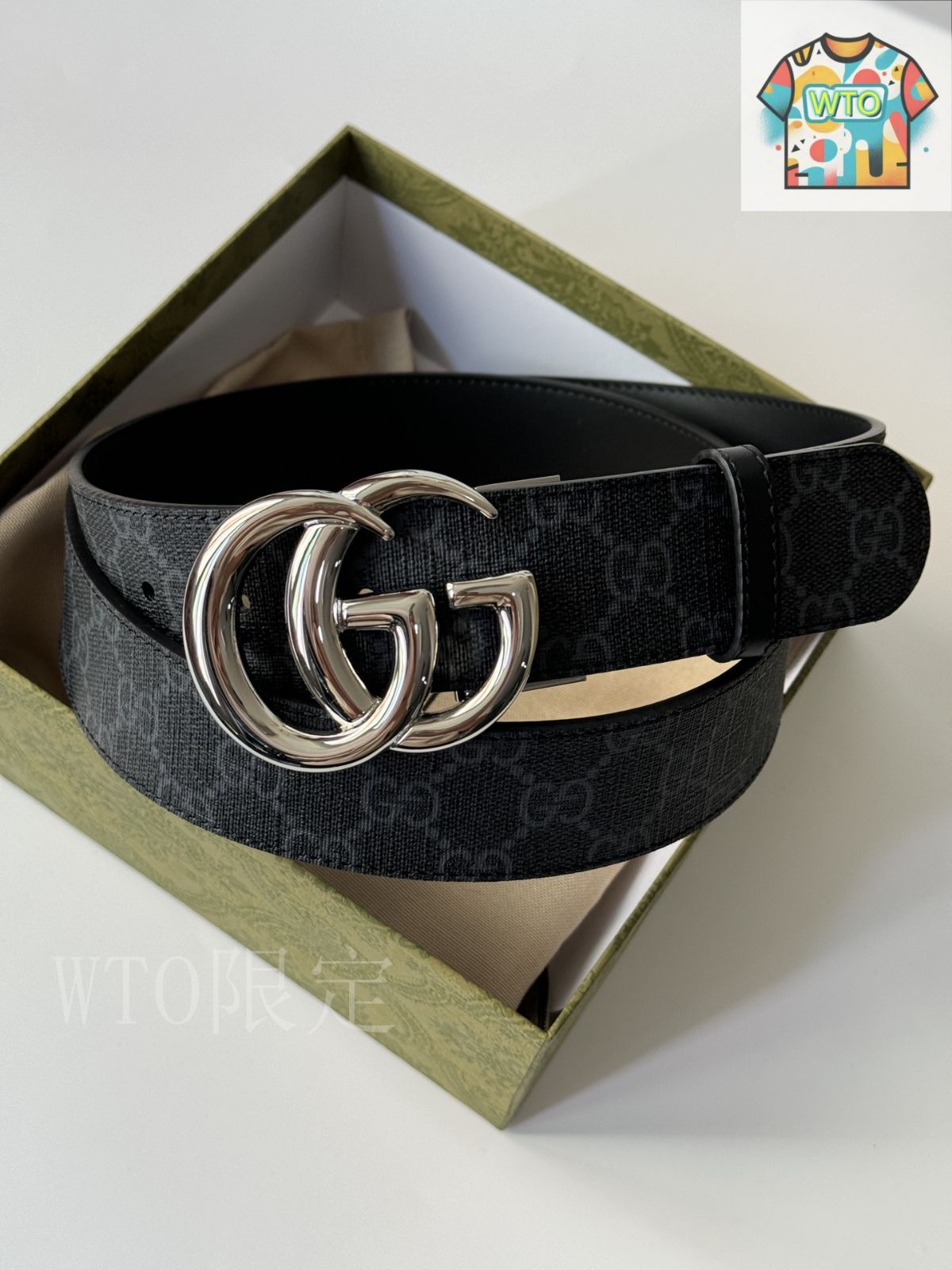 GUCCI ダブルGバックル ベルト (⭐️発送に少々お時間頂戴します) GUCCI ダブルGバックル ベルト (⭐️発送に少々お時間頂戴します