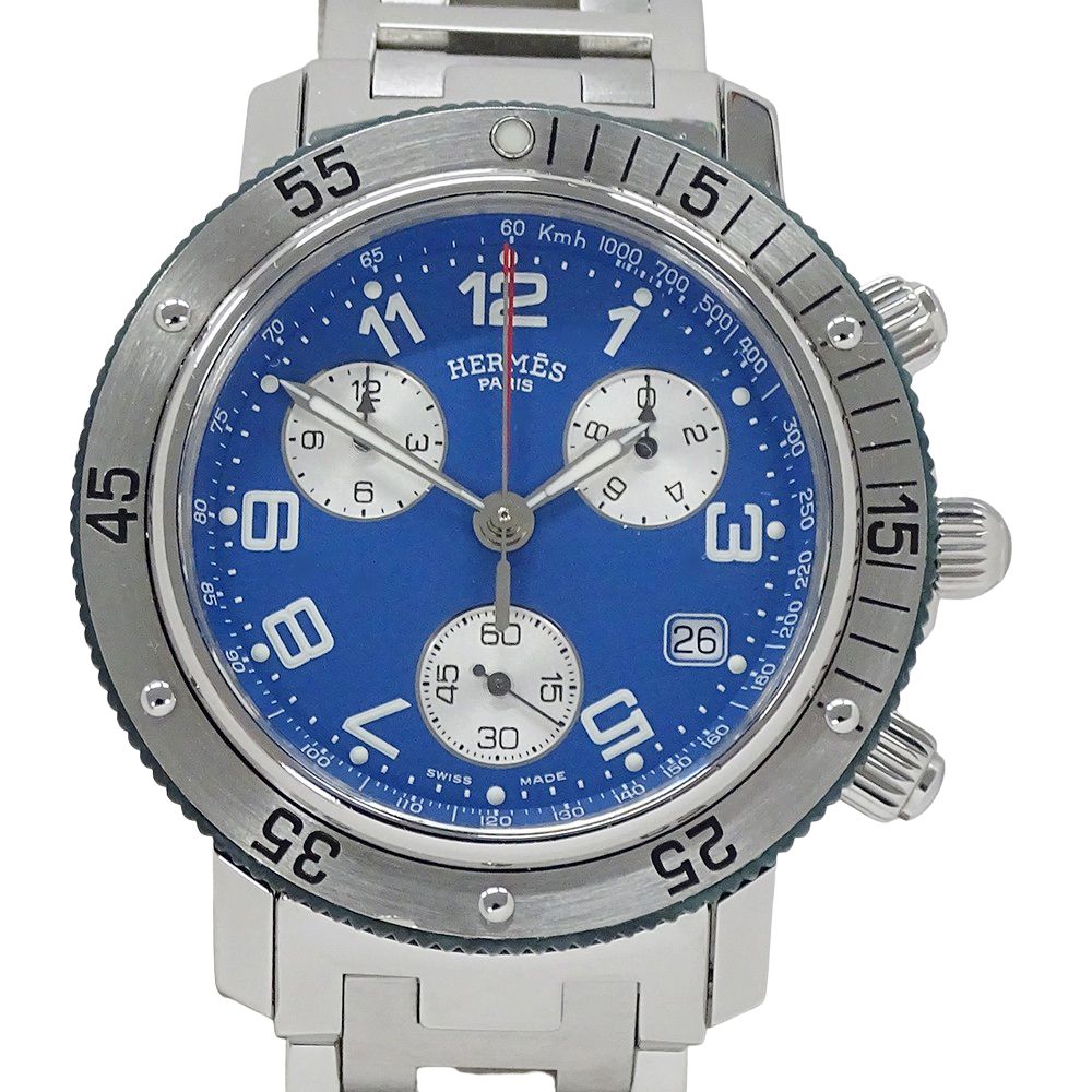 エルメス時計 エルメス HERMES 時計 メンズ ブランド クリッパー ダイバー クロノ