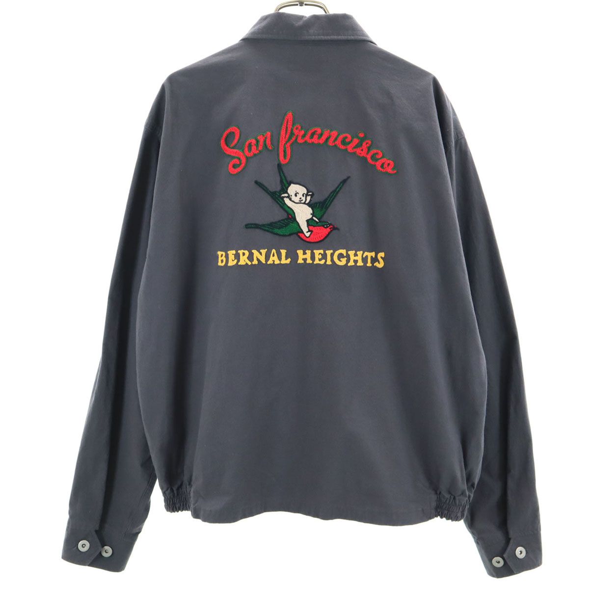 【美品】日本製MISSION DISTRICT ドリズラージャケット　￼馬布 美品】日本製MISSION DISTRICT ドリズラージャケット ￼馬布