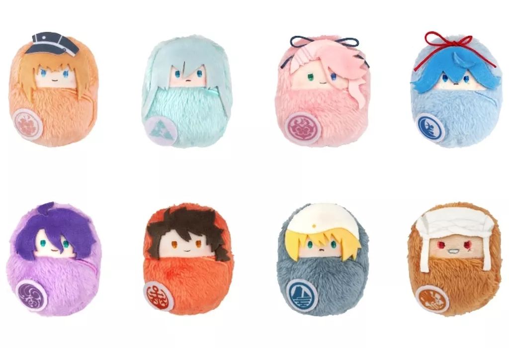 キーホルダー 全8種セット 刀剣乱舞-ONLINE- くるみたぴぬい Vol.2