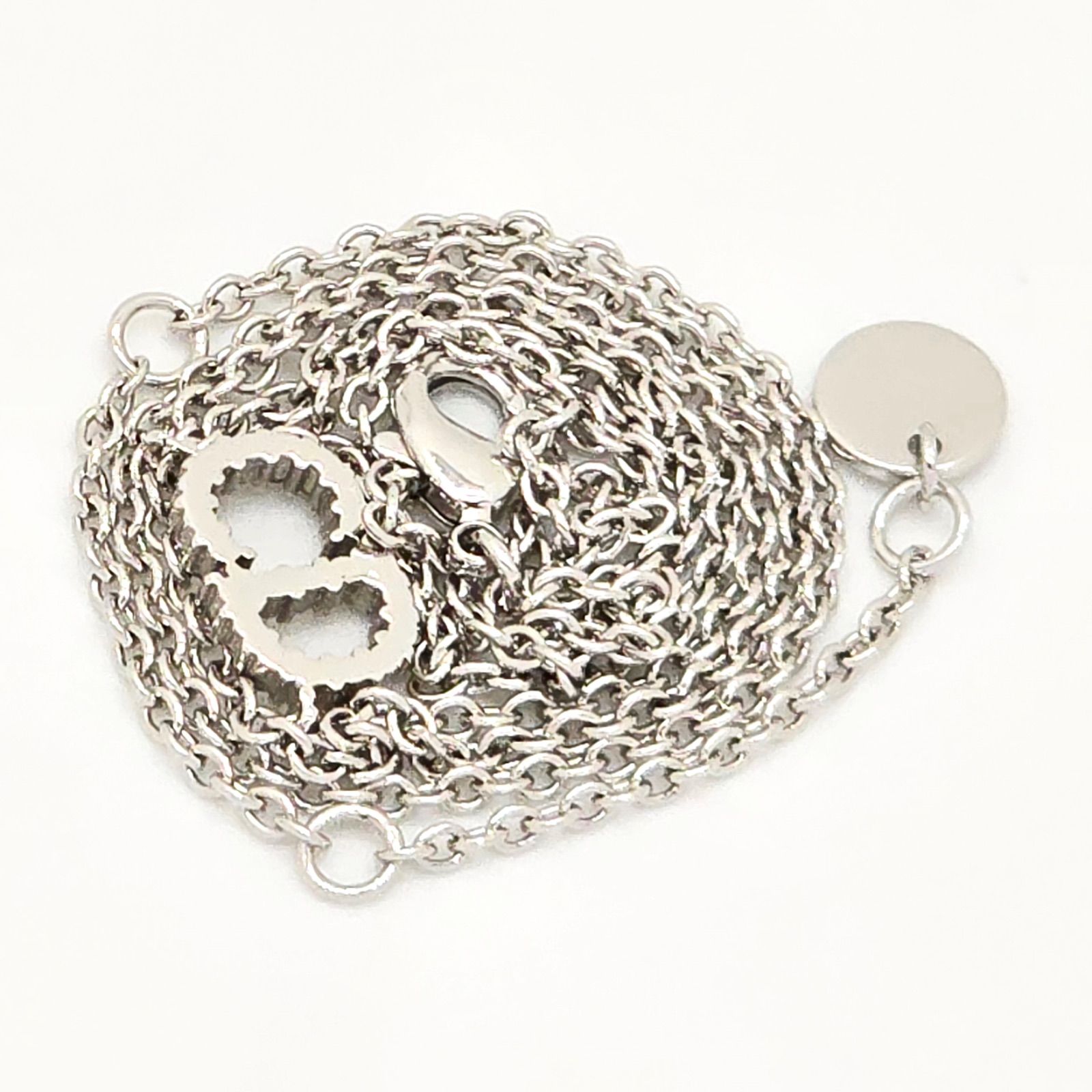 DIOR クレール ディー リュヌ ネックレス クリスタル CD シルバートーン DIOR クレール ディー リュヌ ネックレス クリスタル CD