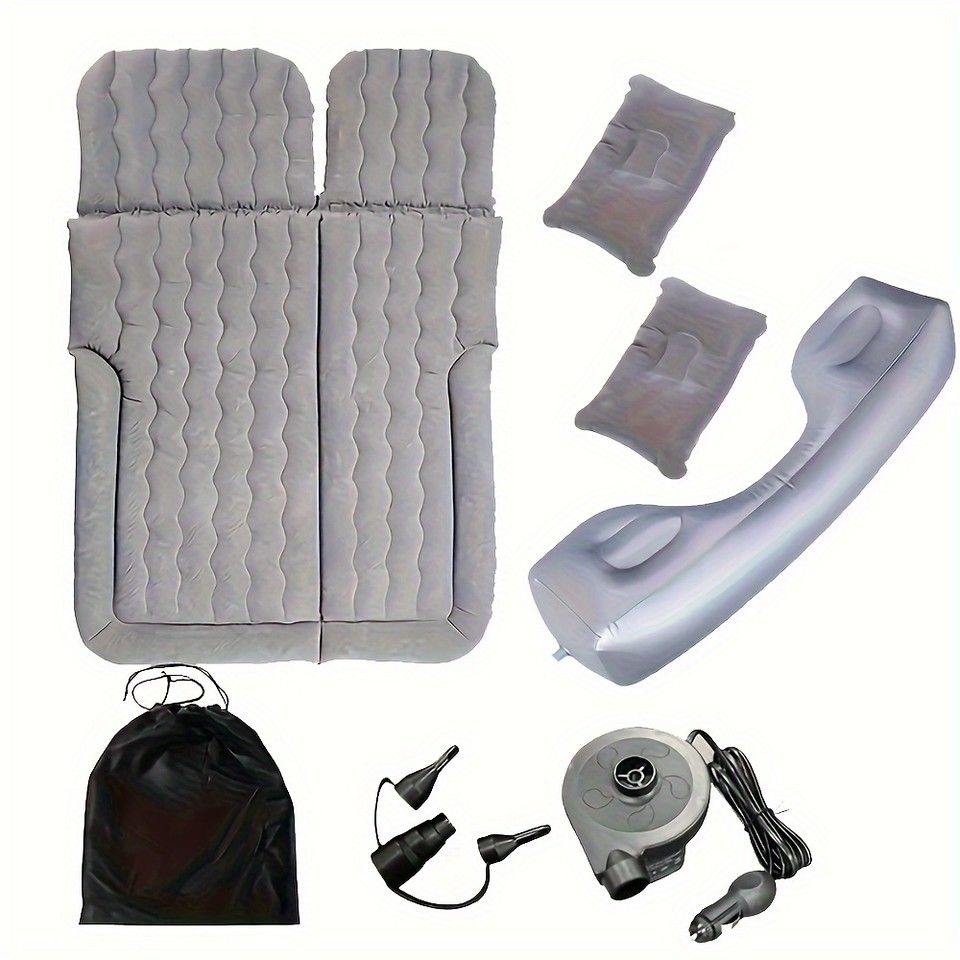 配送商品は通常配送無料。 車中泊を快適に SUV用インフレータブルマットレス ベージュ