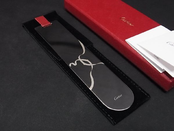 □新品□未使用□ Cartier カルティエ ブックマーカー 栞 しおり