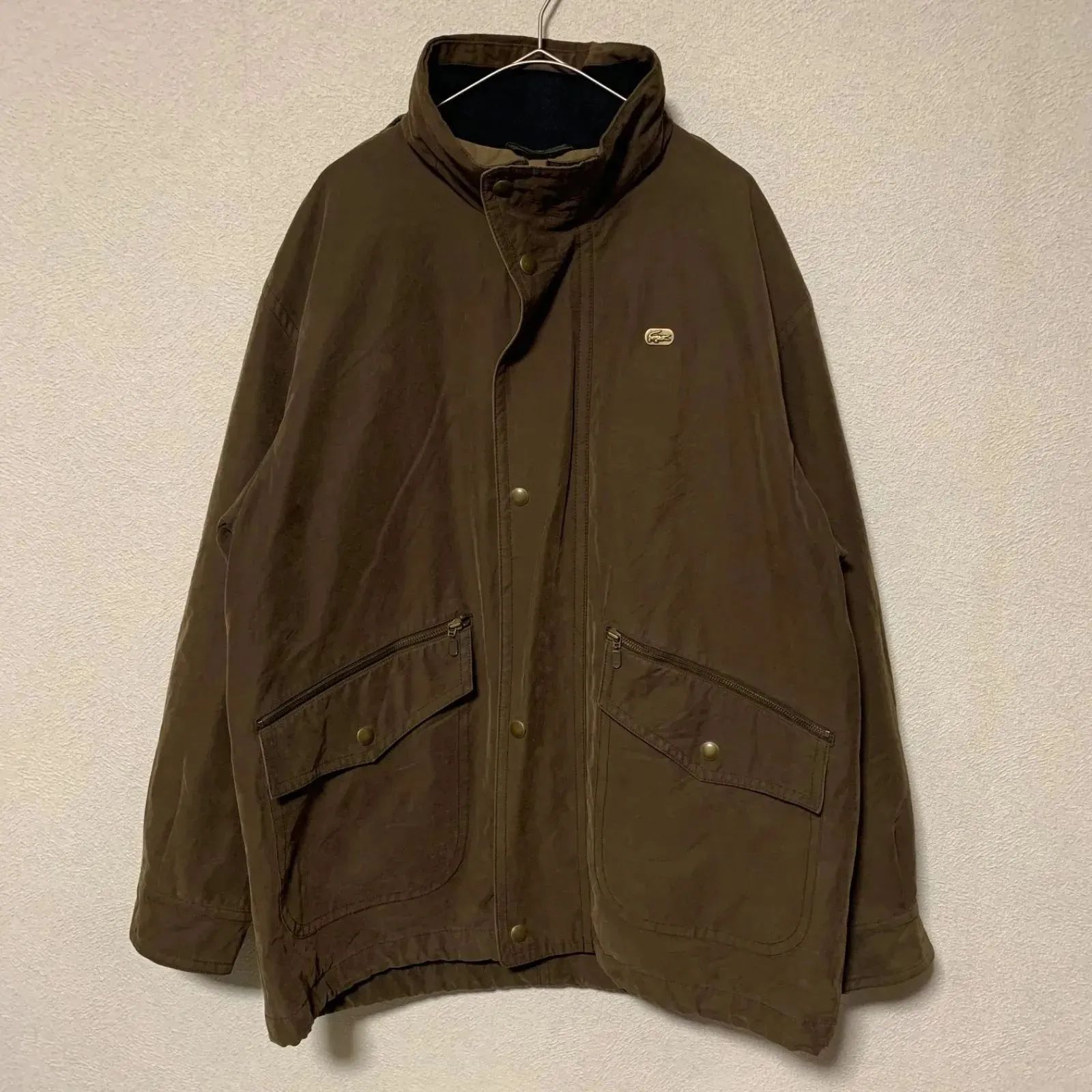 80s~90s】フランス製 LACOSTE ラコステ ジャケット 防寒 DEVANLAY社 
