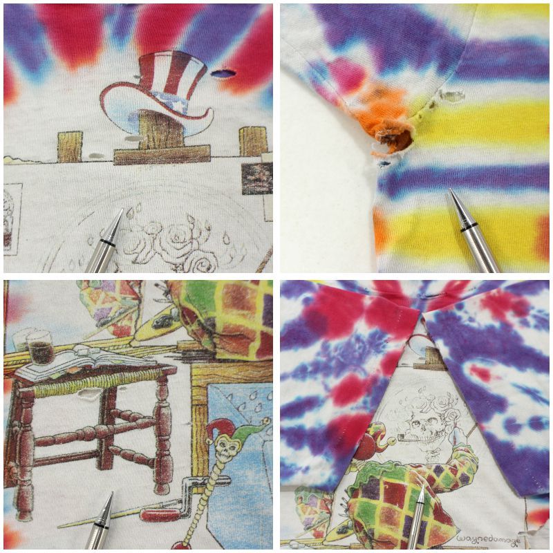 90s Grateful Dead ANVIL USA製 タイダイTシャツ L 90s USA製 vintage グレイトフルデッド Grateful Dead Anvil タイダイ