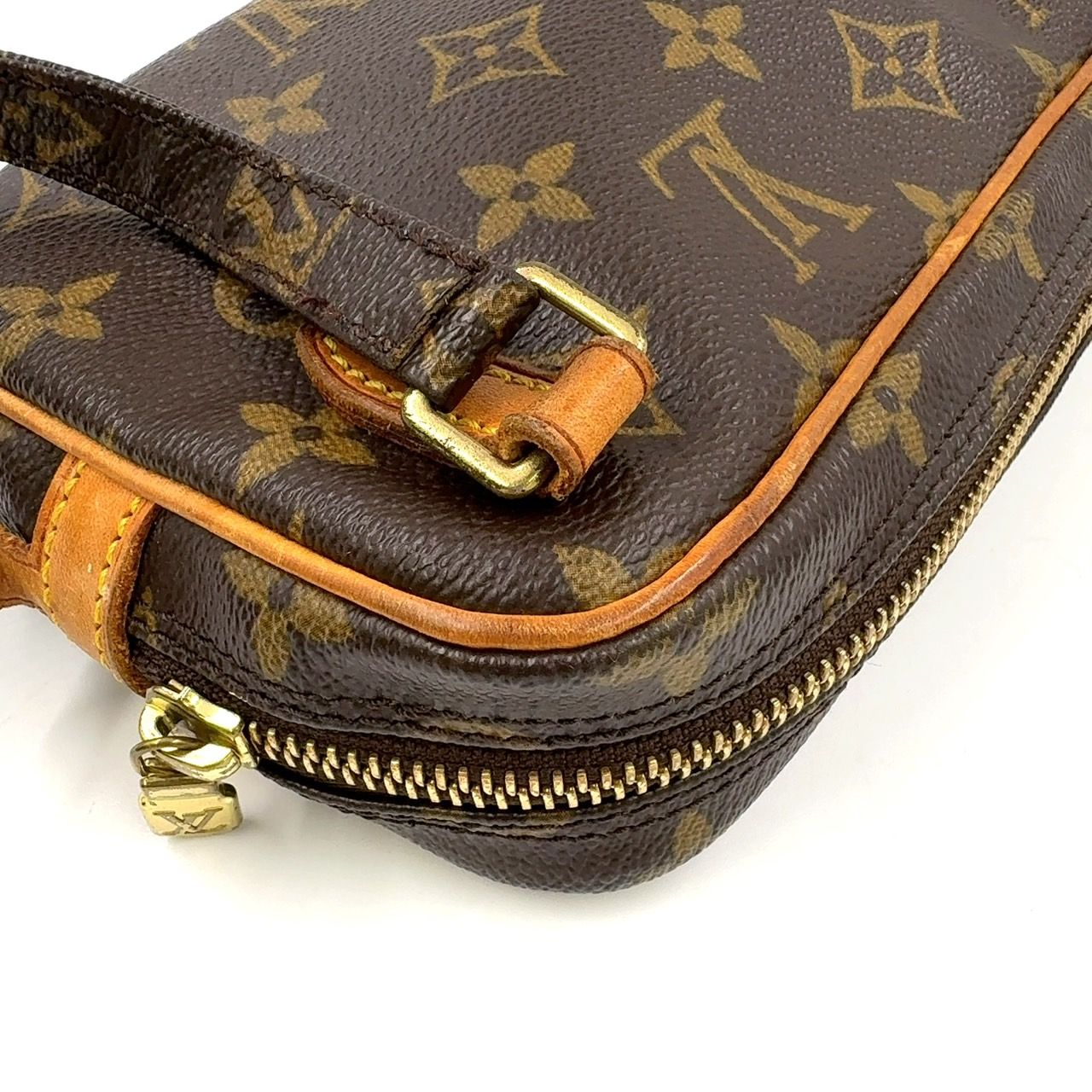 美品 ルイヴィトン マルリーバンドリエール モノグラム ショルダーバッグ レザー ルイ・ヴィトン(LOUIS VUITTON)ルイ・ヴィトン マルリーバンド