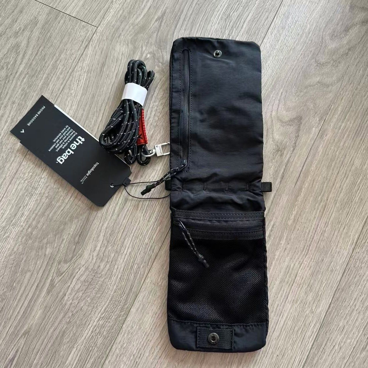 topologie フォンサコッシュショルダーポーチ財布スマホ入れストラップあり Topologie Topologie/トポロジー Phone Sacoche フォン