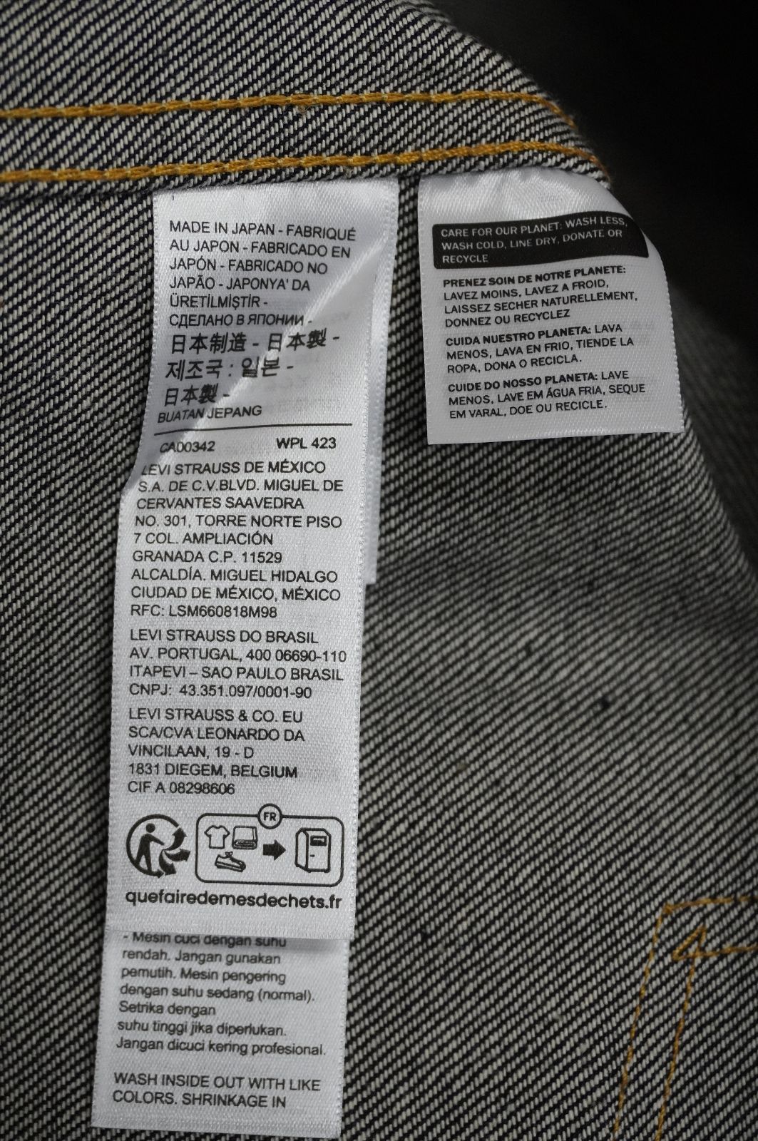 ◇LEVI'S 2nd LVC 日本製 カイハラデニム T-BACK Tバック - メルカリ