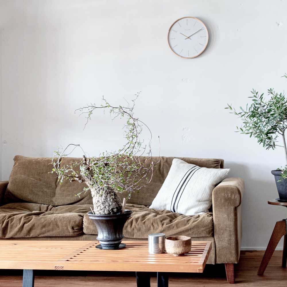 壁時計 掛時計 NEXTIME ネクスタイム ウォールクロック Thin 良い M WH