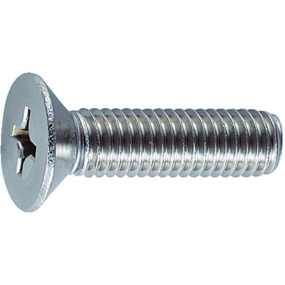 TRUSCO トラスコ 皿頭小ネジ ステンレス 全ネジ M4×15 105本入 B06-0415 x 10パック ケース販売