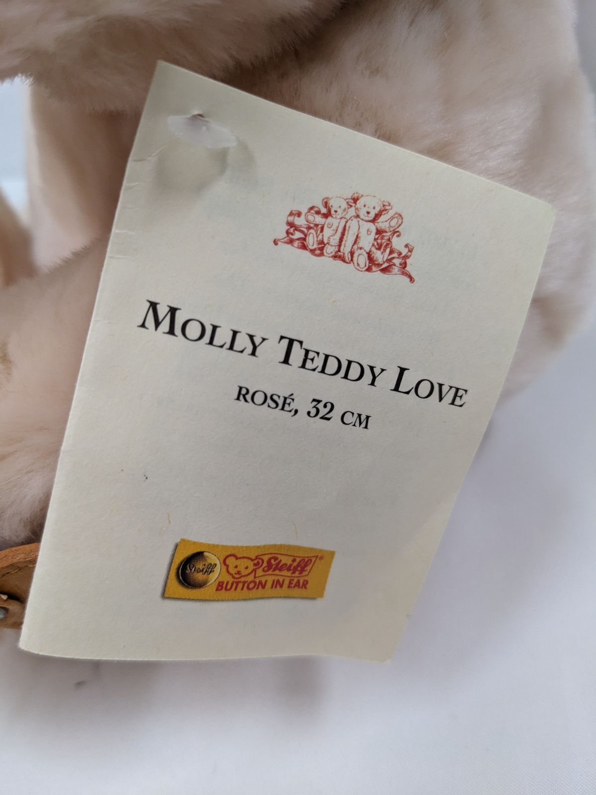 シュタイフ Steiff モーリー LOVE 2003 テディベア　molly☆ シュタイフ テディベア モーリー 24cm EAN019593