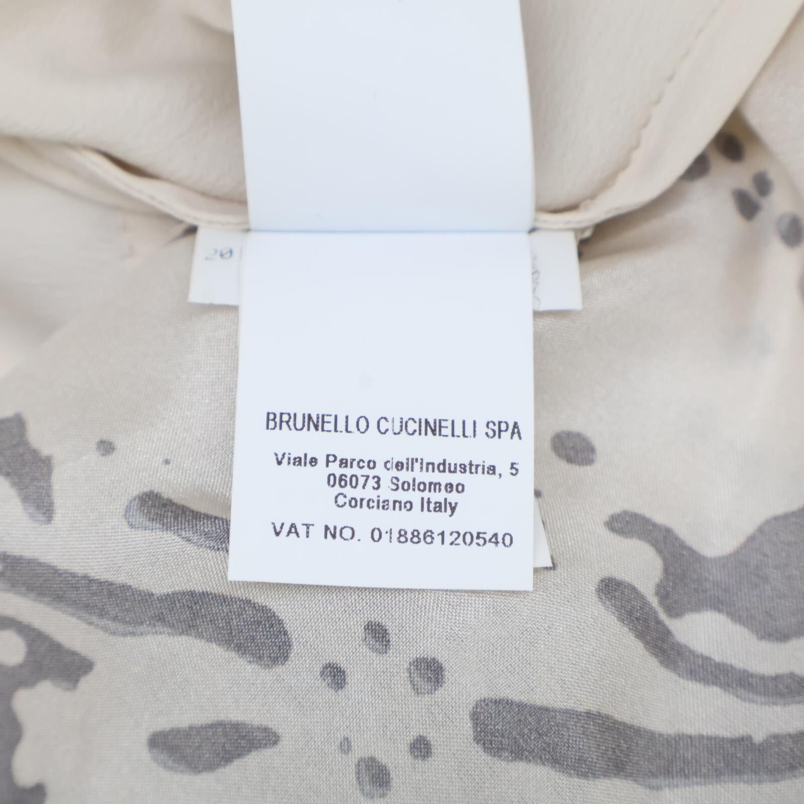 BRUNELLO CUCINELLI ブルネロクチネリ 【美品】シルク混 ティアード 