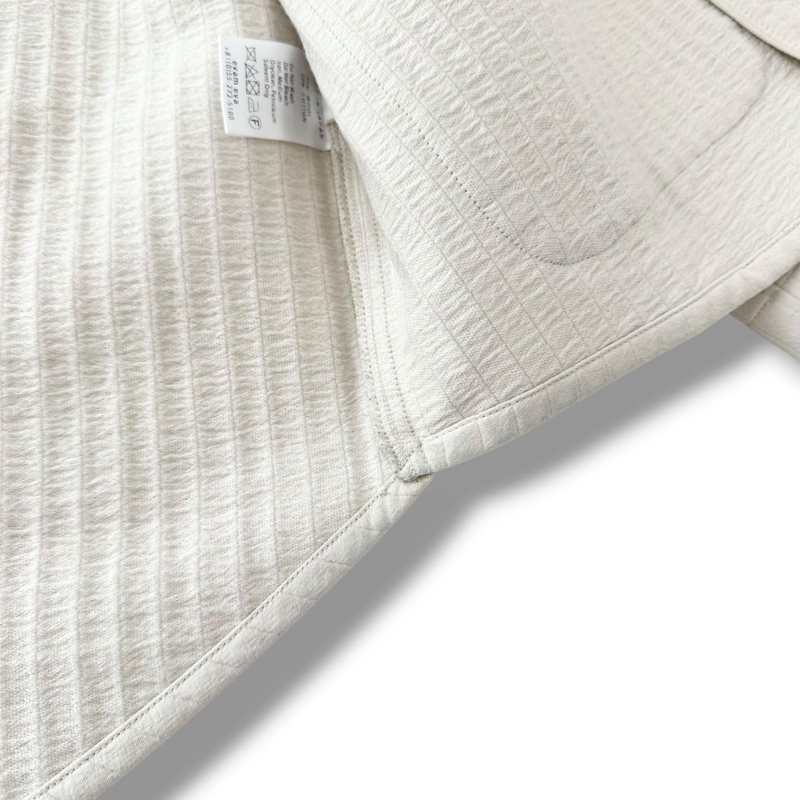 エヴァムエヴァ 23AW キルティング ジャケット アウター エクリュ サイズ1 GULLKHAN_COM