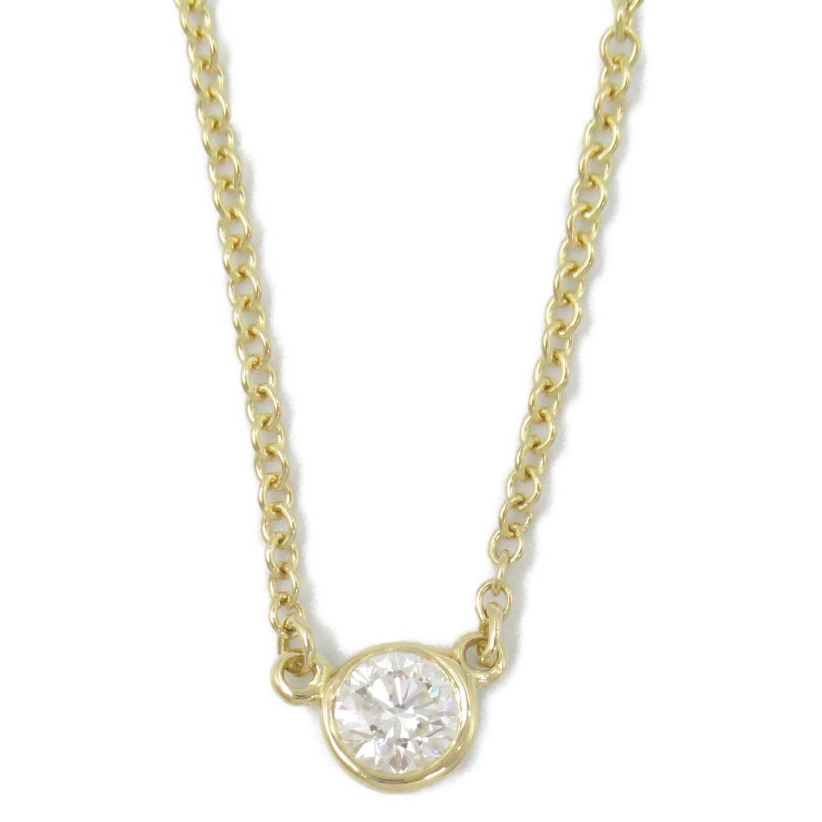 定期入れの ティファニー TIFFANY＆CO ネックレス バイザヤード ネックレス イエローゴールド