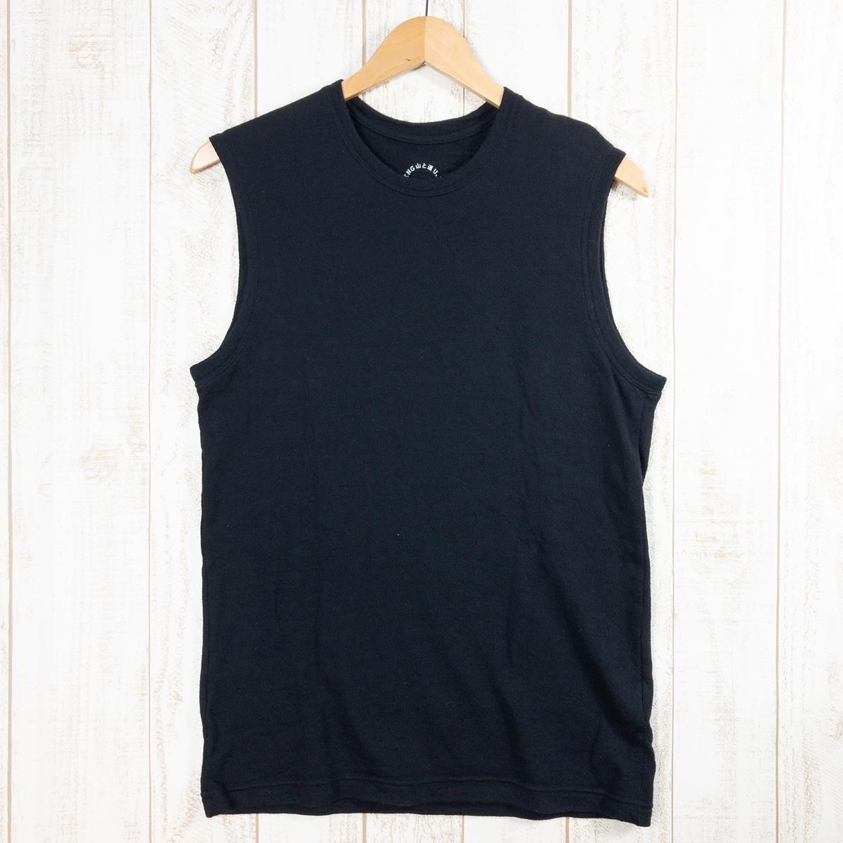 MENs L 山と道 DF メッシュ メリノ スリーブレス DF Mesh Merino Sleeveless ベースレイヤー YAMATOMICHI  Black ブラック系 - メルカリ