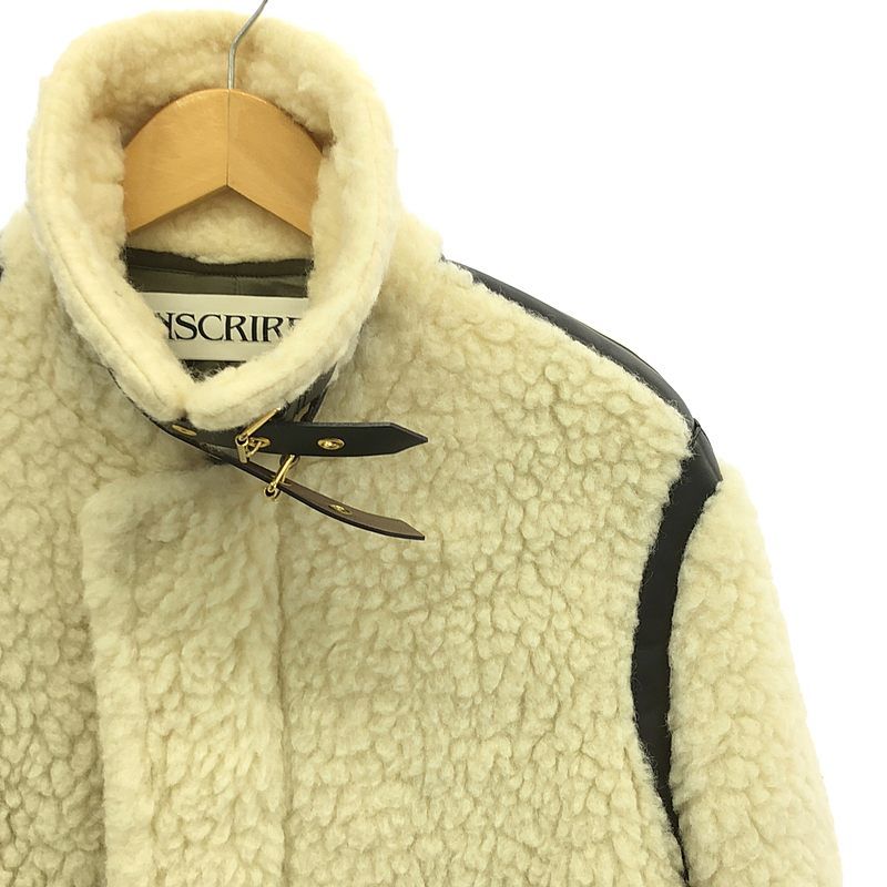 美品】 INSCRIRE / アンスクリア | レザー切替 チンストラップ  