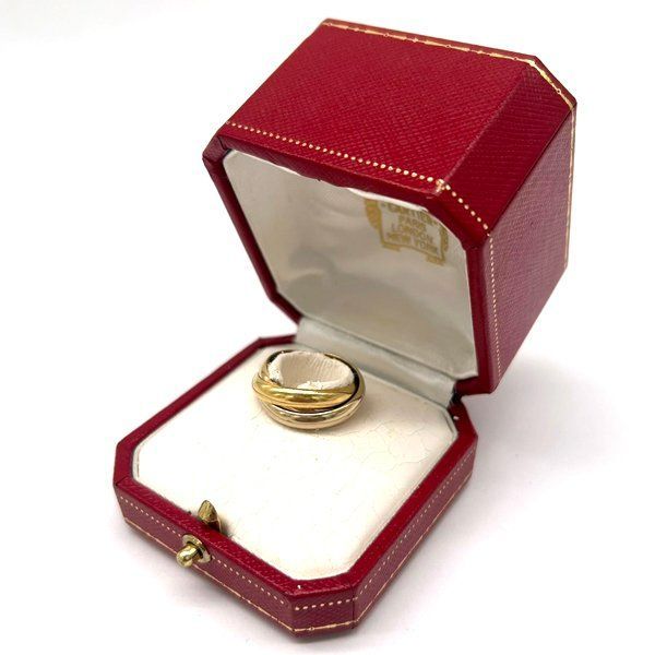 Cartier/カルティエ トリニティ リング スリーカラー 表記53 約