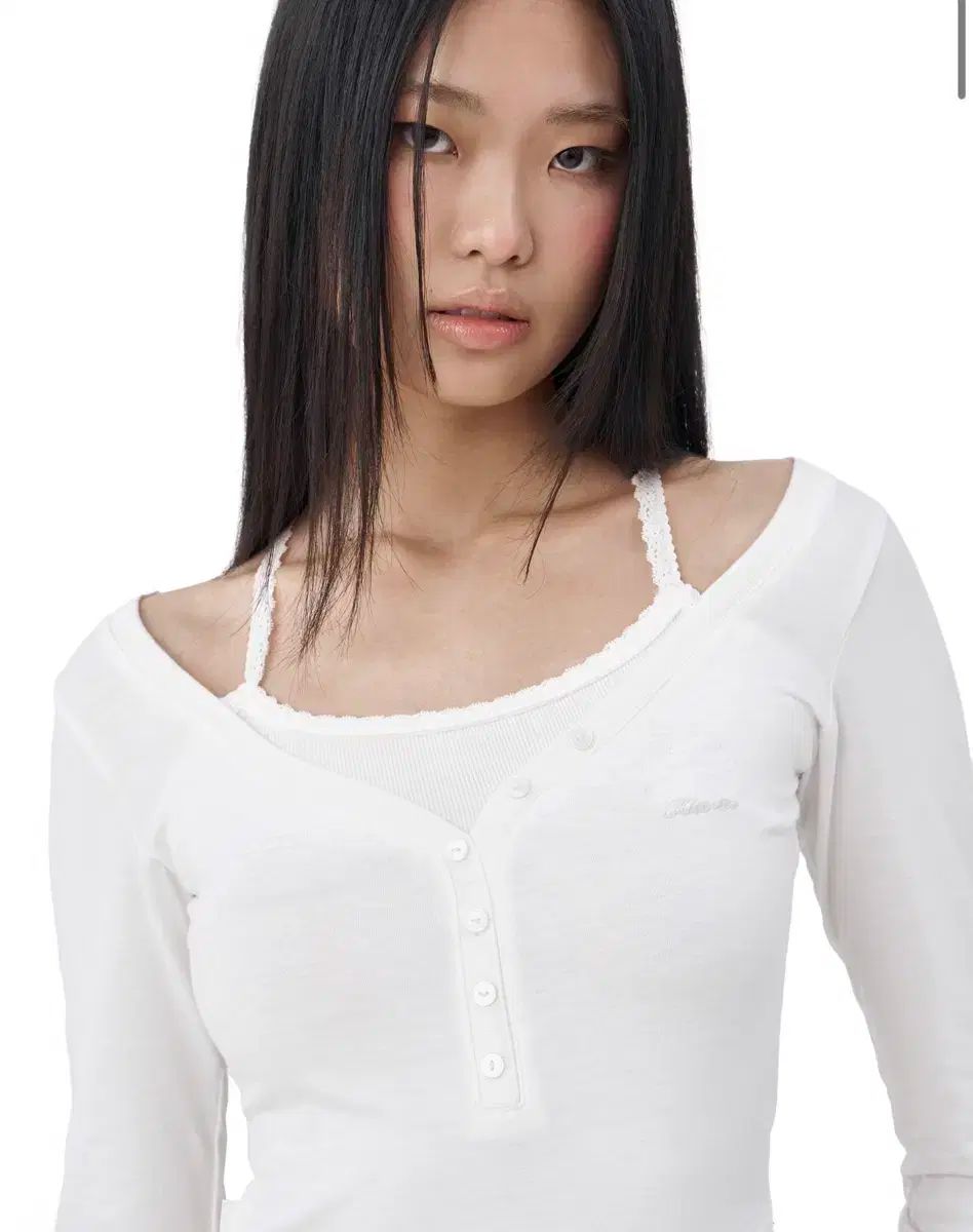 クライシエ アメリー レース レイヤード トップス 白 kleesier