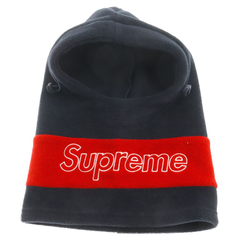 SUPREME (シュプリーム) 18AW×POLARTEC Balaclava バラクラバ フード付きネックウォーマー ネイビー/レッド - メルカリ