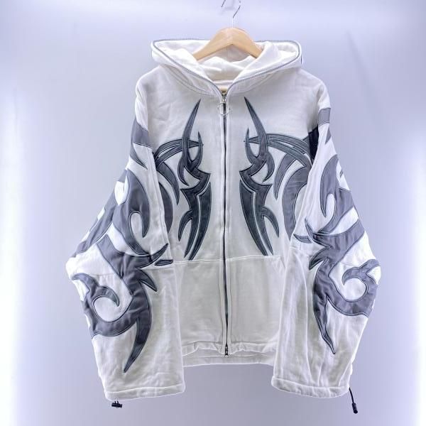 GALFY 部族系ダブダブパーカー ホワイト size XL ガルフィー 24