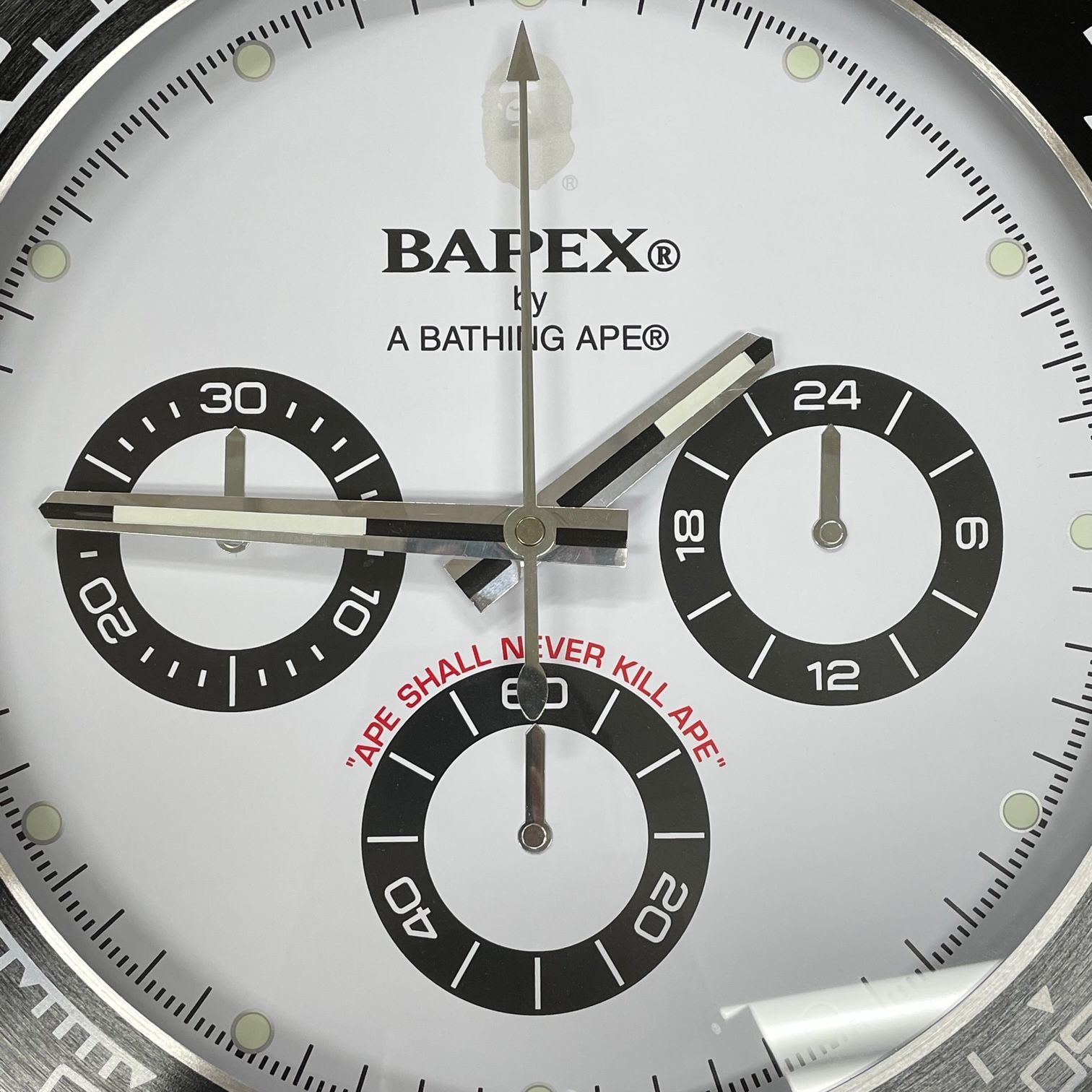 新品 A BATHING APE TYPE 4 BAPEX WALL CLOCK M 壁掛け時計 ウォッチ