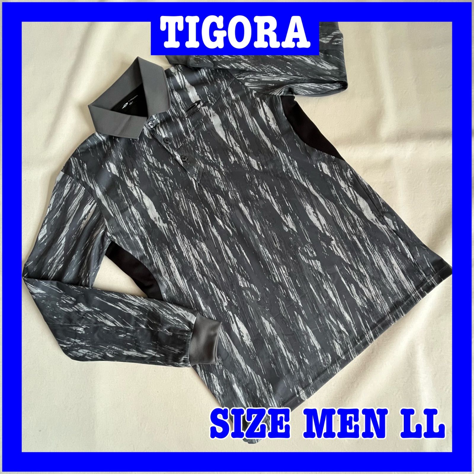 賜物 TIGORA ティゴラ ゴルフ ポロシャツ 長袖