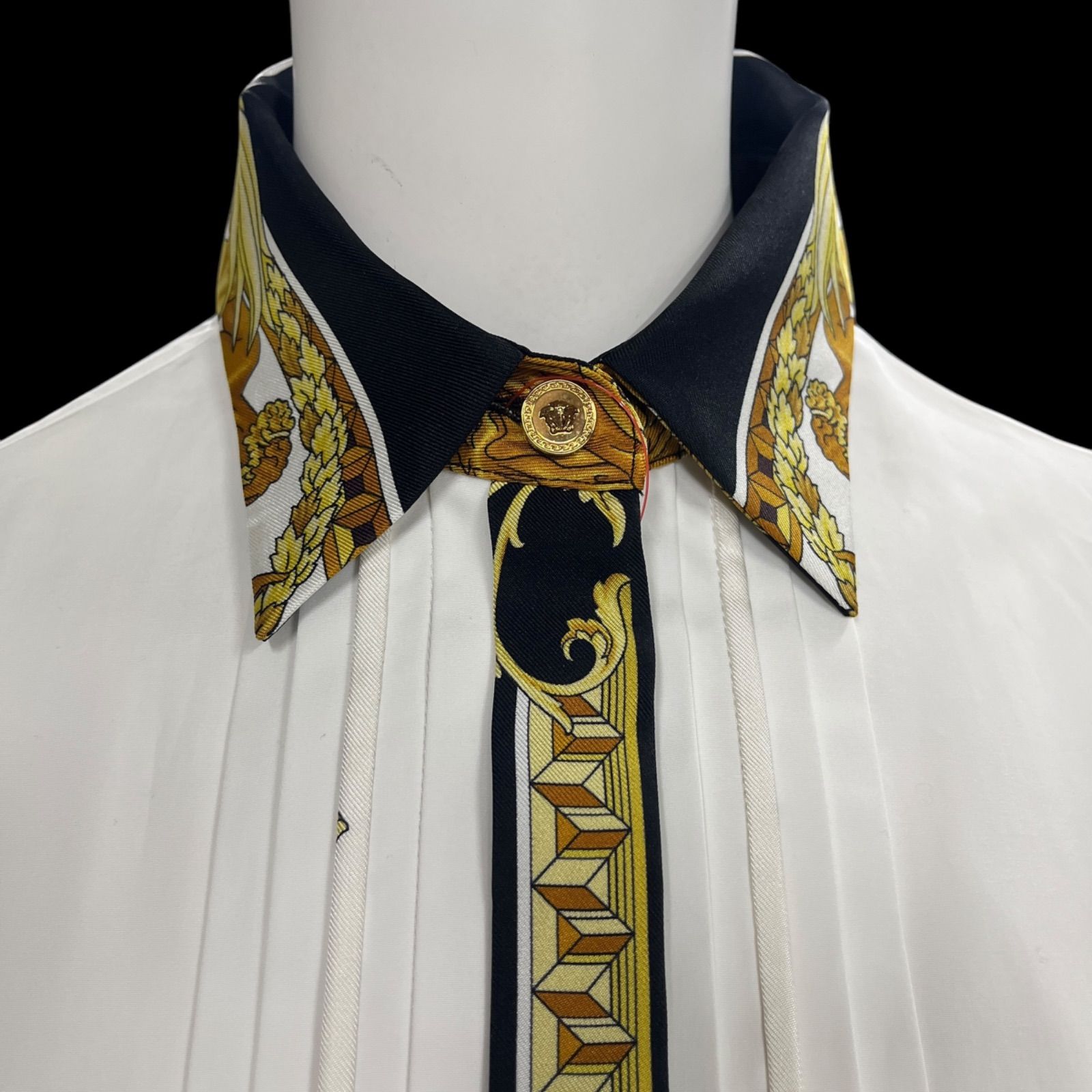 美品 ヴェルサーチ VERSACE ヴェルサーチェ ゴージャス 上品 ブラウス 