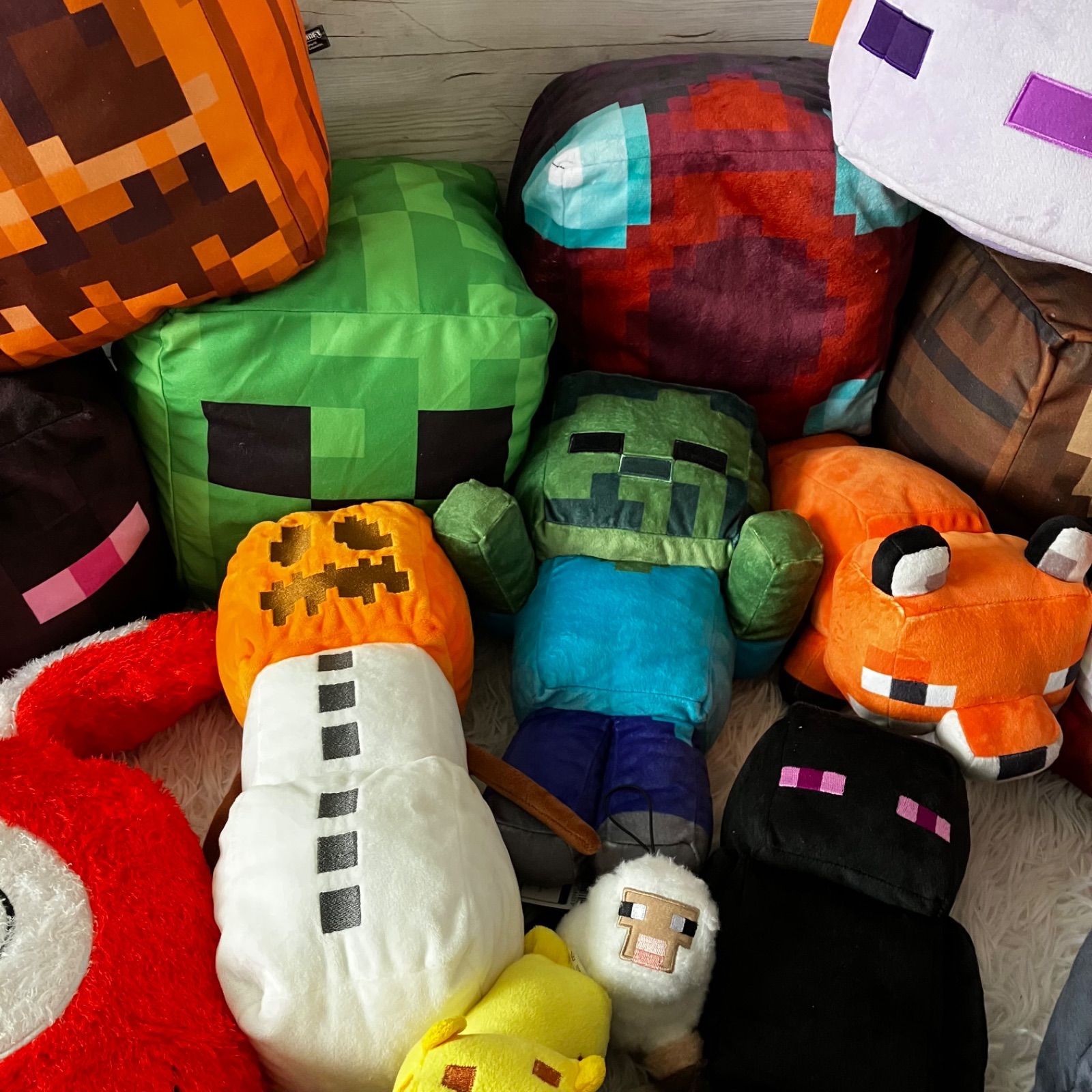 マインクラフト マイクラ　ぬいぐるみ　25個セット　大量　まとめ売り マインクラフト Minecraft ぬいぐるみ マイクラ 大量まとめ売り