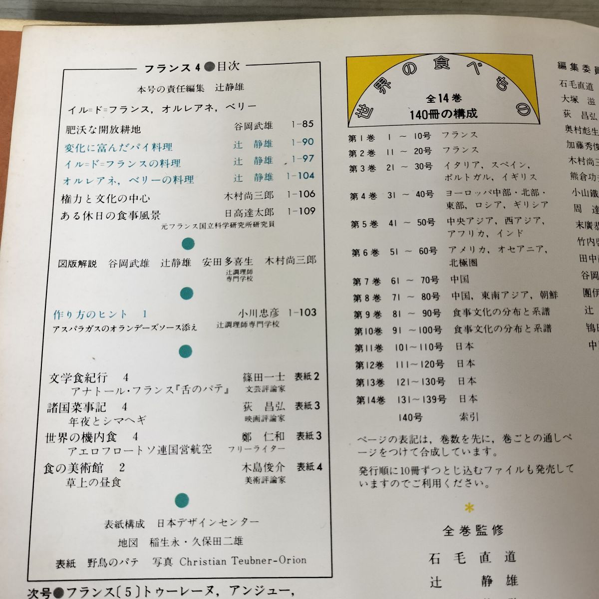 全140冊中75冊 不揃い 週刊朝日百科 世界の食べもの バインダー