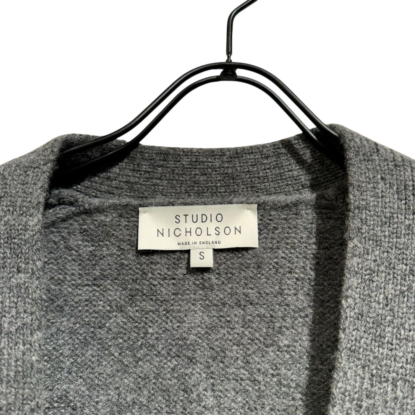 STUDIO NICHOLSON ラムウールカーディガン STUDIO NICHOLSON /SEN イングリッシュラムウール 5GG