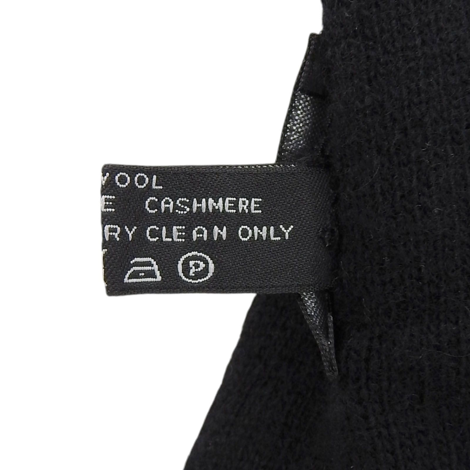 美品△CHANEL シャネル 20B ウール カシミヤ混 ロゴデザイン マフラー  