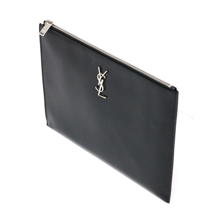 サンローラン SAINT LAURENT モノグラム ジップ タブレット ホルダー