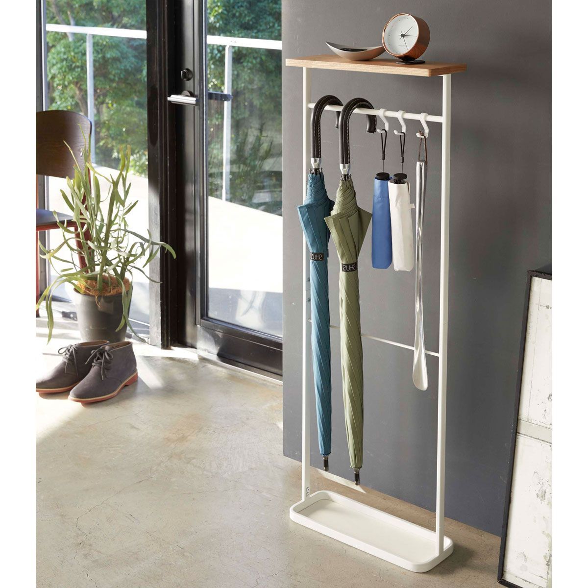 昭和レトロ ミッドセンチュリー 木製 ポールハンガー ハンガーラック