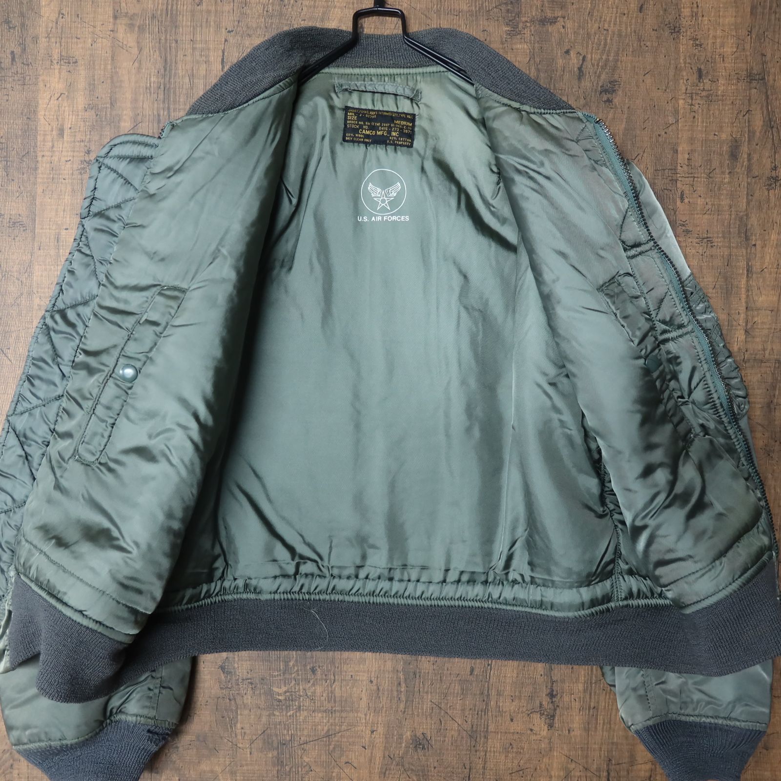 極希少サイズ CAMCO製 MA-1 フライトジャケット ヴィンテージ カムコ 00s Vintage US古着☆CAMCO カムコ MA-1 フライトジャケット