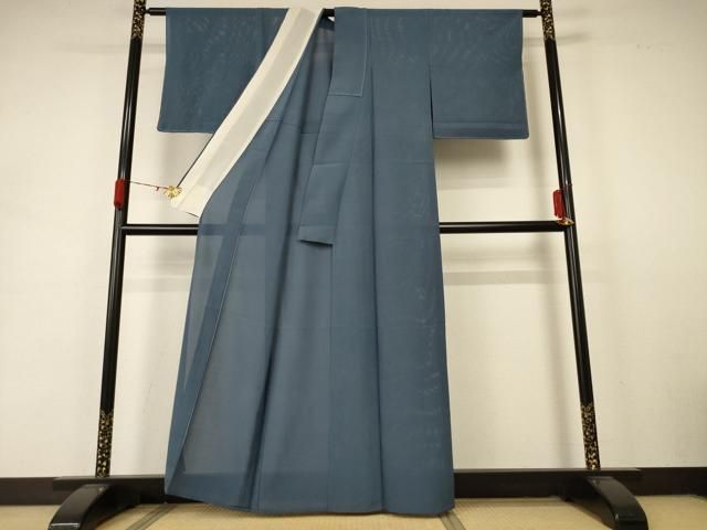 錆鼠色 洗える着物