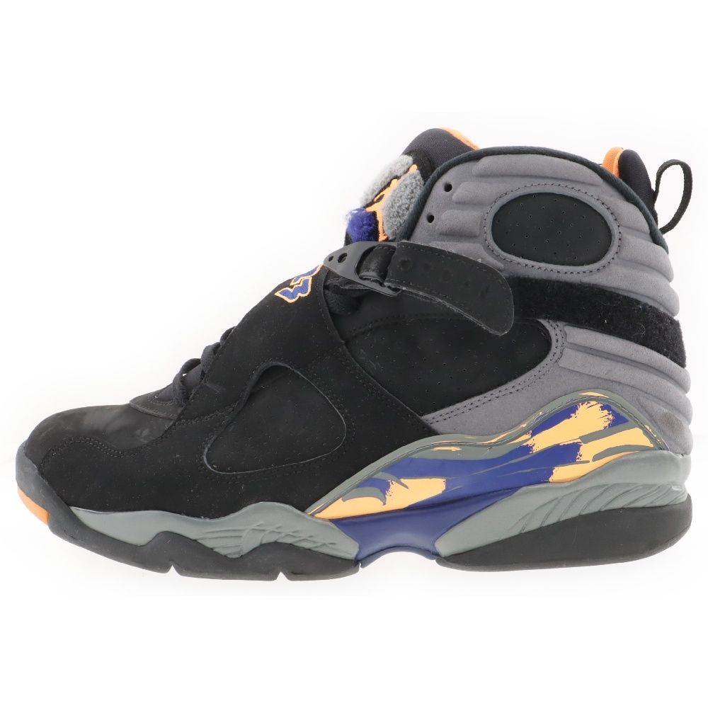 NIKE (ナイキ) AIR JORDAN 8 RETRO Phoenix Suns エアジョーダン レトロ フェニックス サンズ ハイカットスニーカー ブラック/グレー US12/30.0cm 305381-043