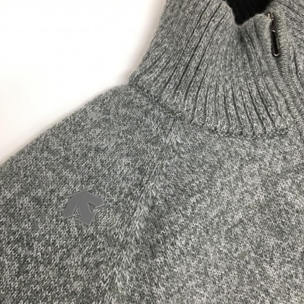 ウール混 ケーブル編み