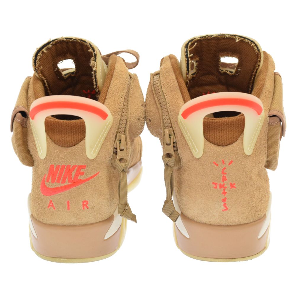 NIKE (ナイキ) AIR JORDAN6 RETRO SP TRAVIS SCOTT British Khaki エア