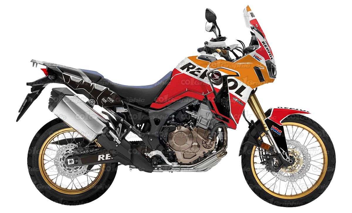 2015-2019 ホンダ HONDA アフリカツイン CRF1000L 適合品 オリジナル デカール ステッカー ※デザイン決定後30日以内に発送 【A】