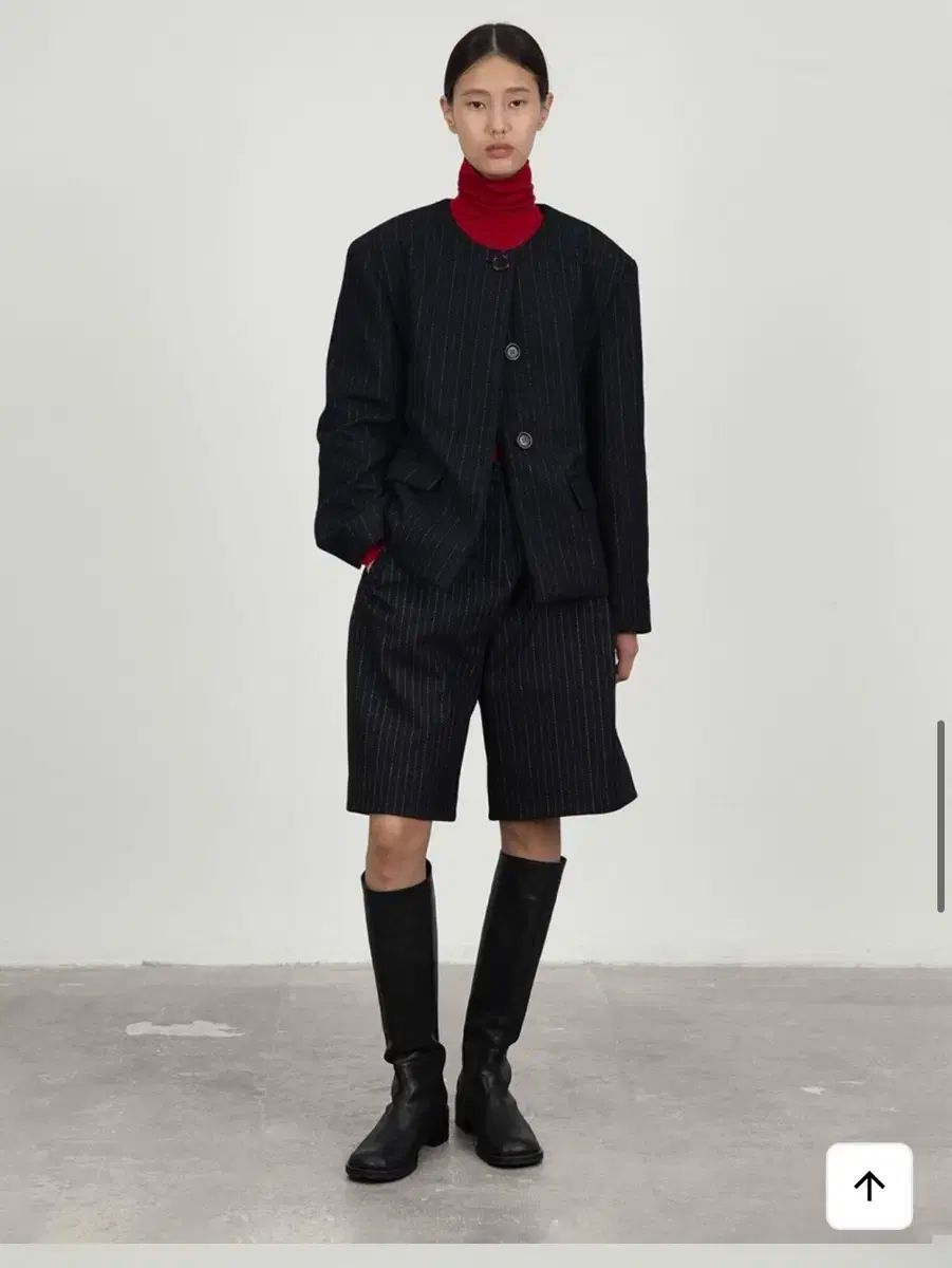 AMOMENTO アモーメント オーバーサイズ パッド入り ジャケット パンツ セットアップ