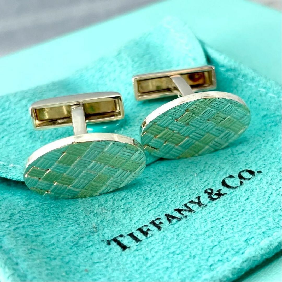 Tiffany ティファニー カフス カフリンクス コンビ オーバル Tiffany ティファニー カフス カフリンクス コンビ オーバル