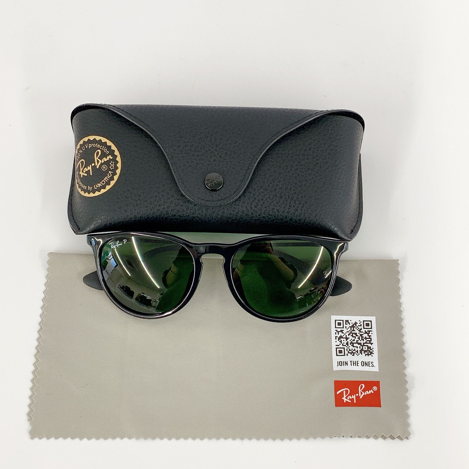 ￥Ray-Ban RB4171F ERIKA サングラス ブラック レンズ ブラックフレーム レイバン【ファッション】【1】