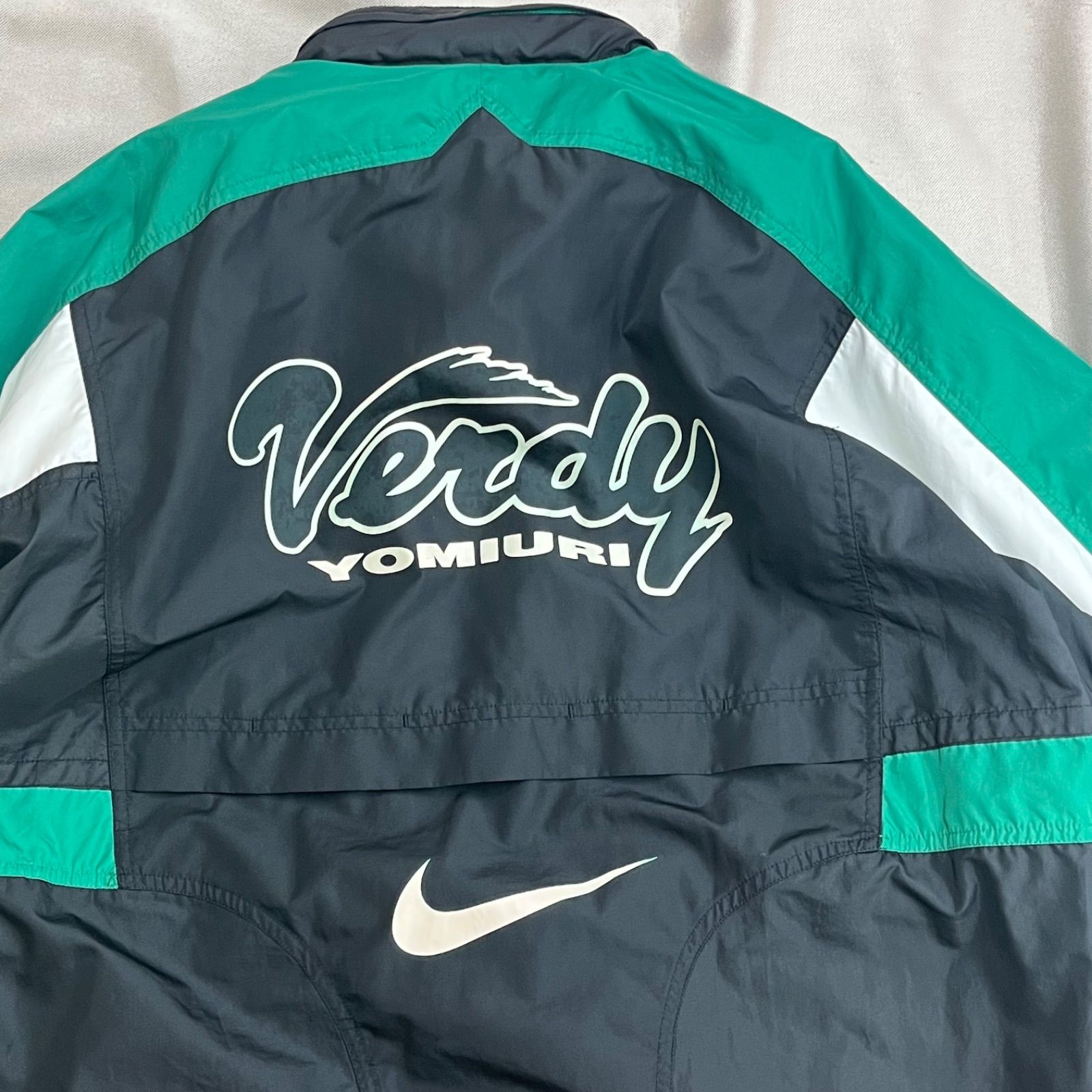ヴェルディ 川崎 × NIKE ナイキ ジャケット L ブラック グリーン 黒 緑